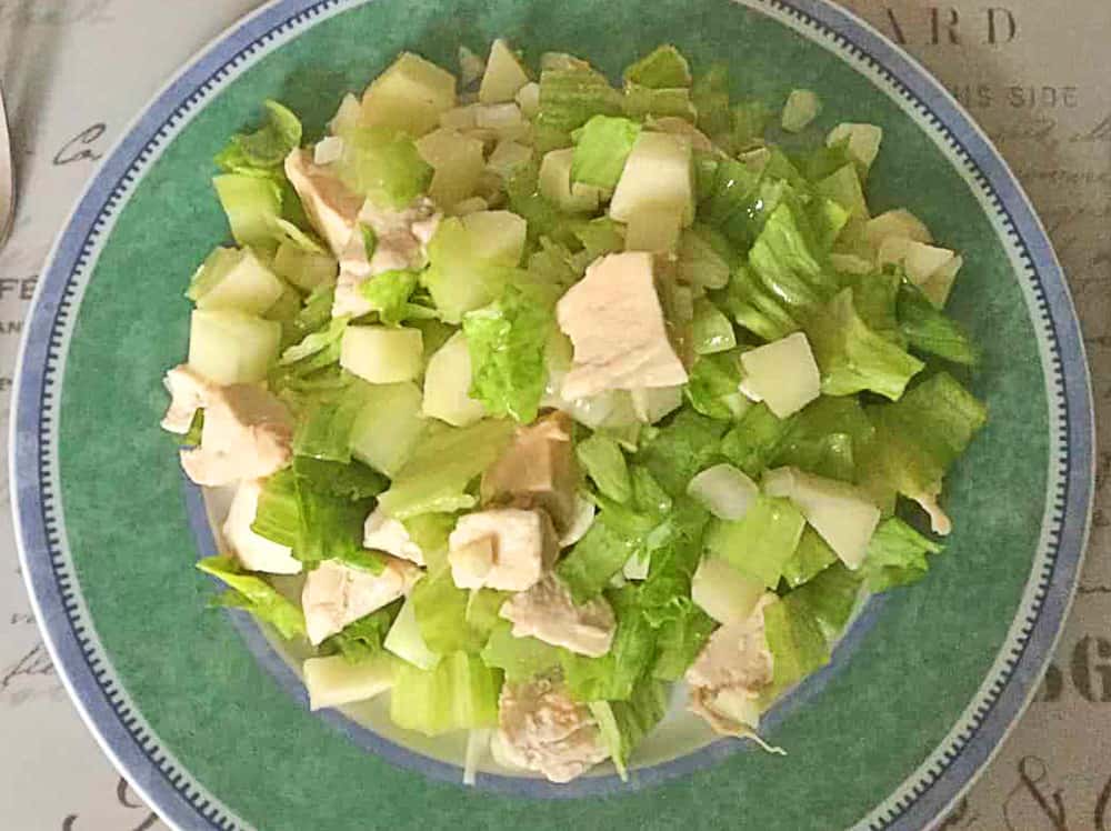 Salade met kipfilet