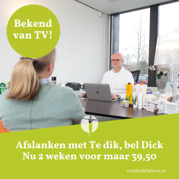 Nu 2 weken begeleid afslanken met Dick